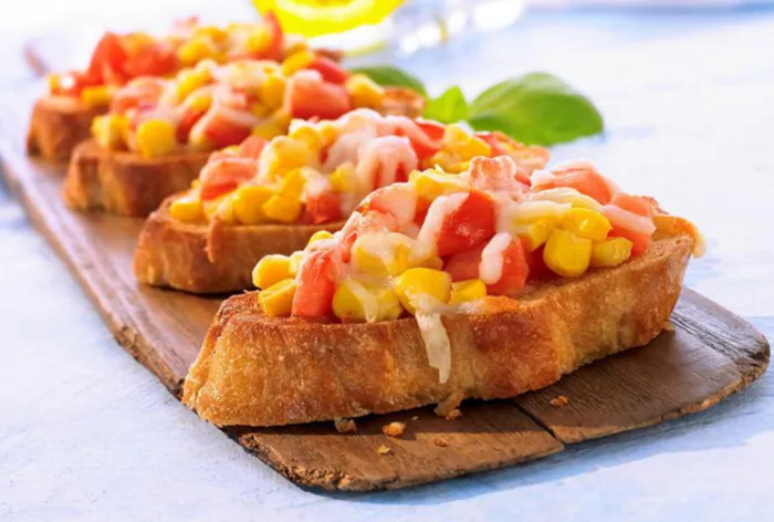 Itališkas užkandis „Bruschetta“