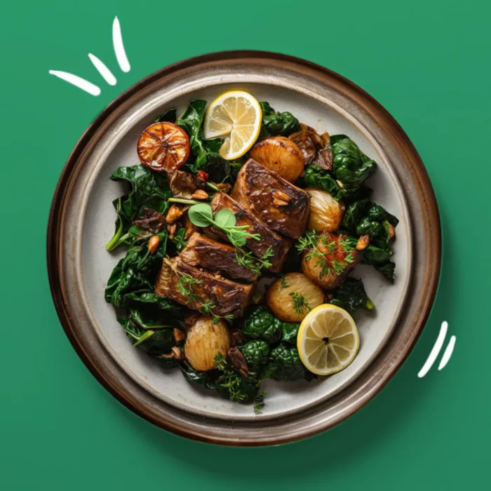 Cabrito Assado com Grelos Bonduelle