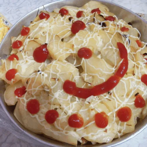 Апетитна картопелька з куркою і кукурузкою