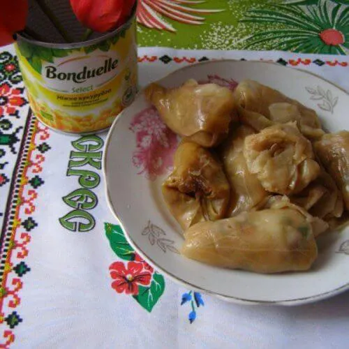Голубці з рисом і кукурудзою «Бондюель»