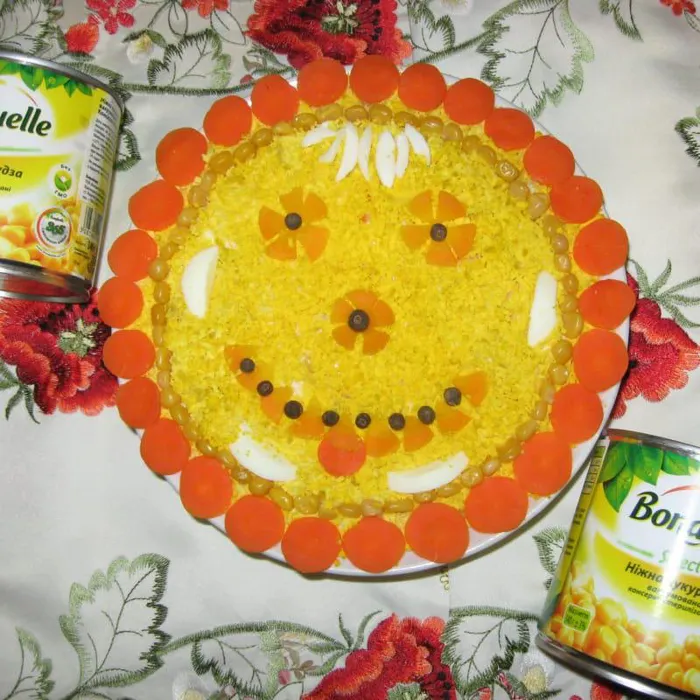 Салат "Колобок"