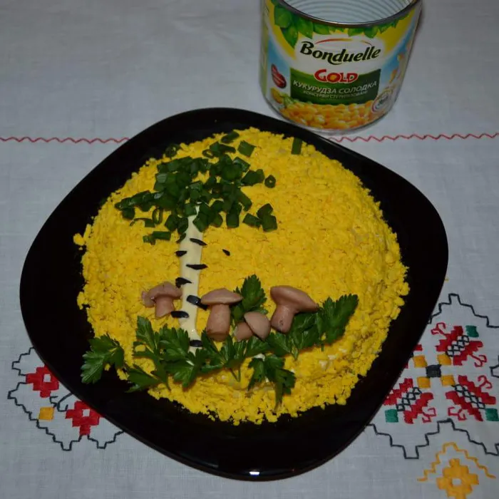Салат "Береза"