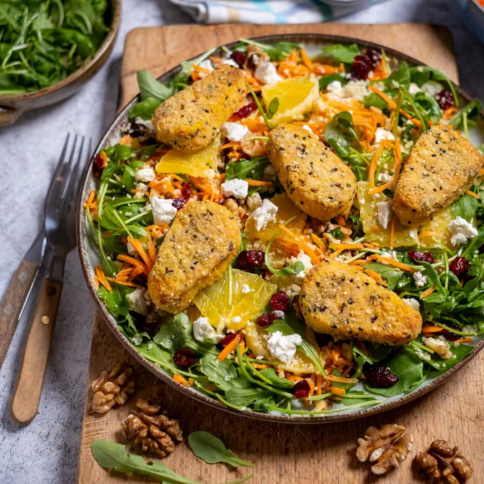 Téli saláta sütőtökös Croustis-zal