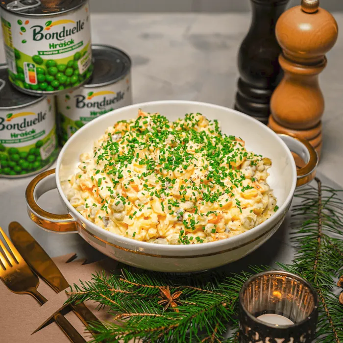 Vianočný zemiakový šalát