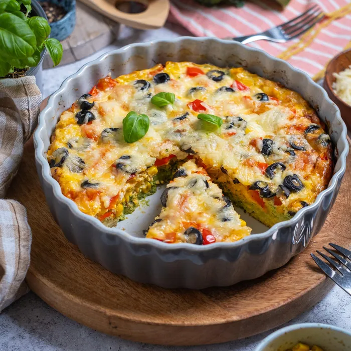 Kukoricás tojáslepény