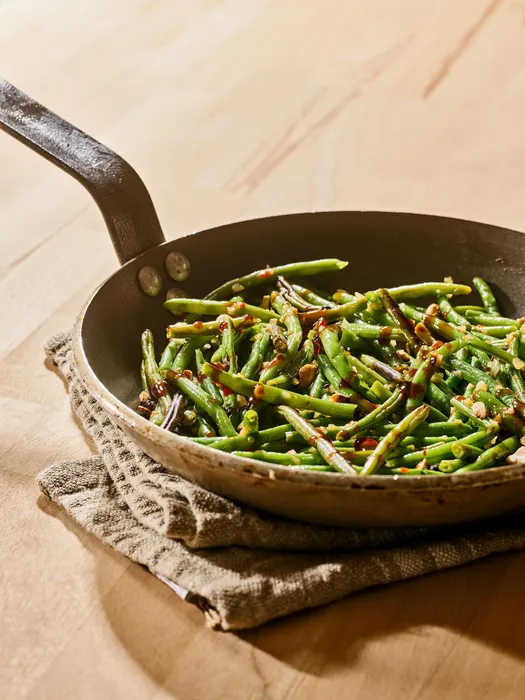 Haricots verts sautés façon thaï
