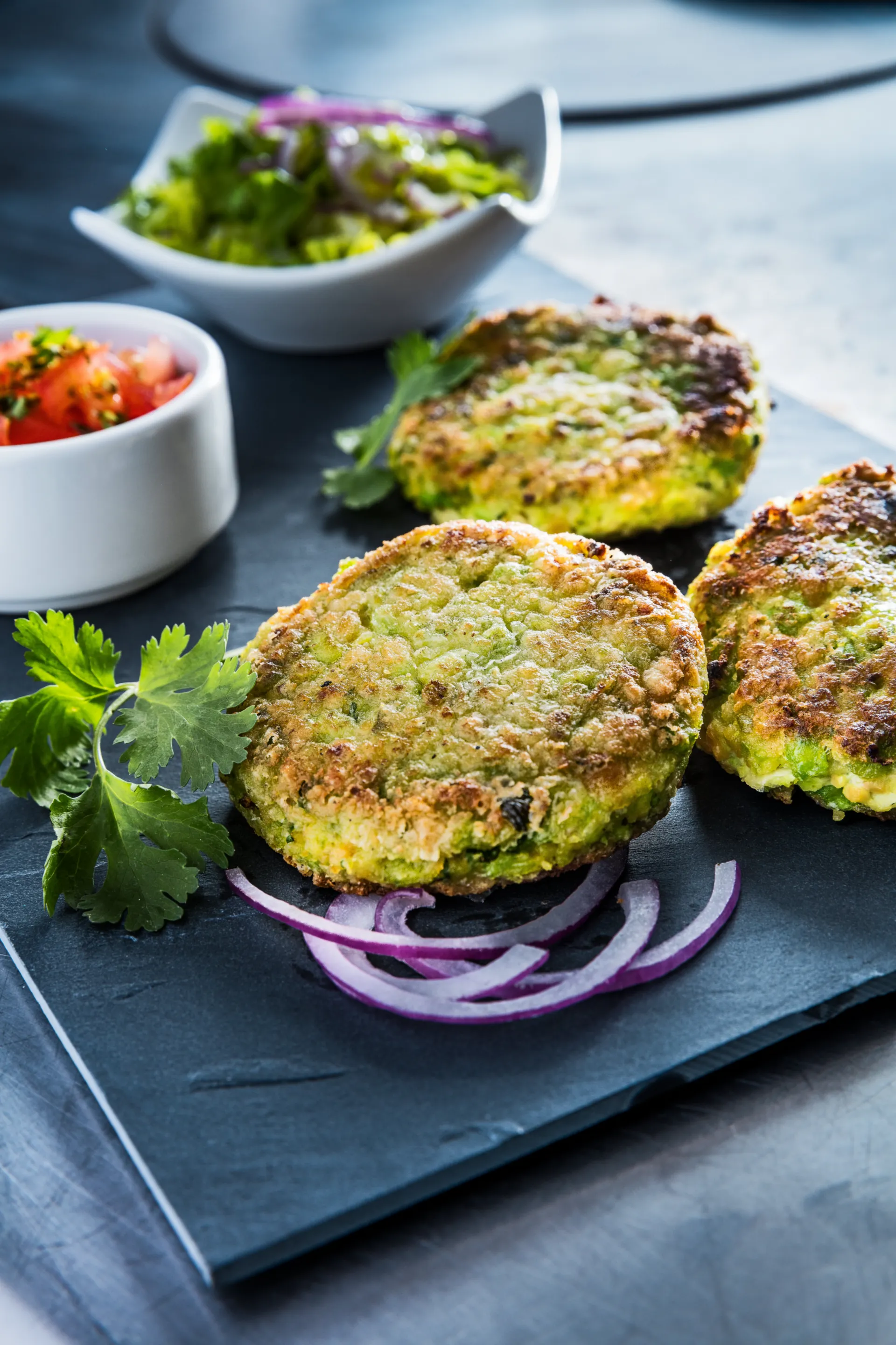 Tortilha vegetariana tipo falafel