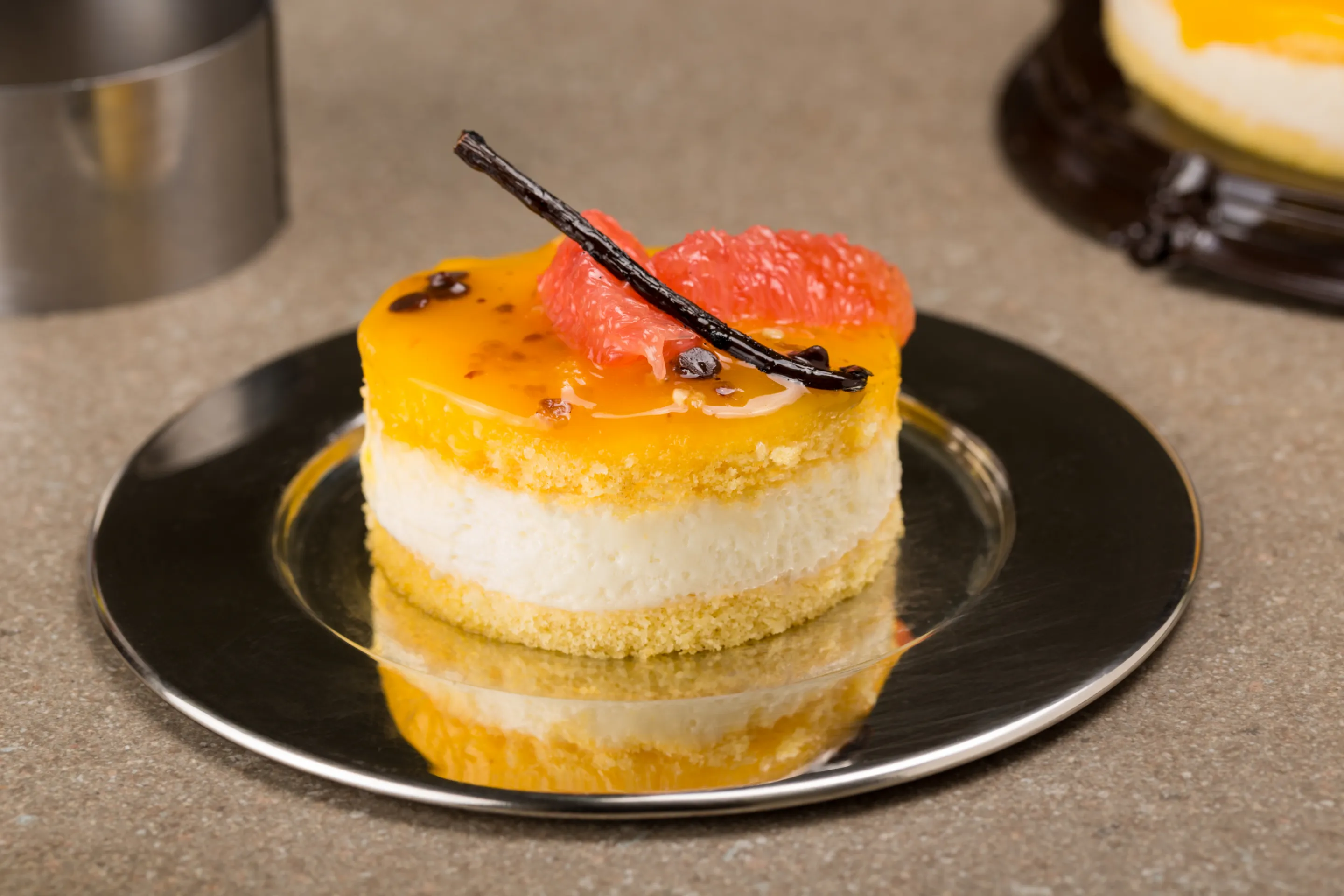 Cheesecake con gelée alla zucca