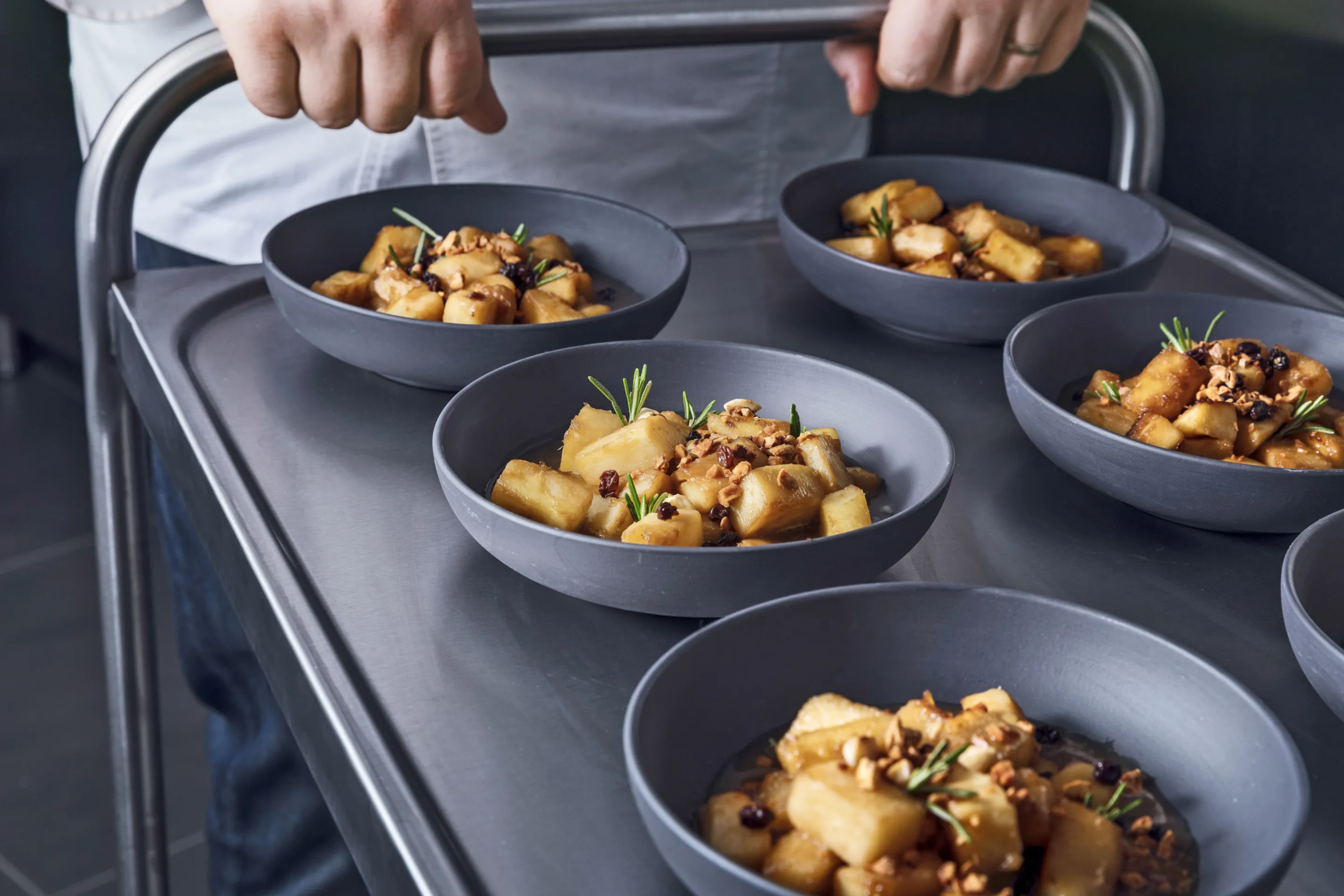 Panais rôtis au miel d'acacia