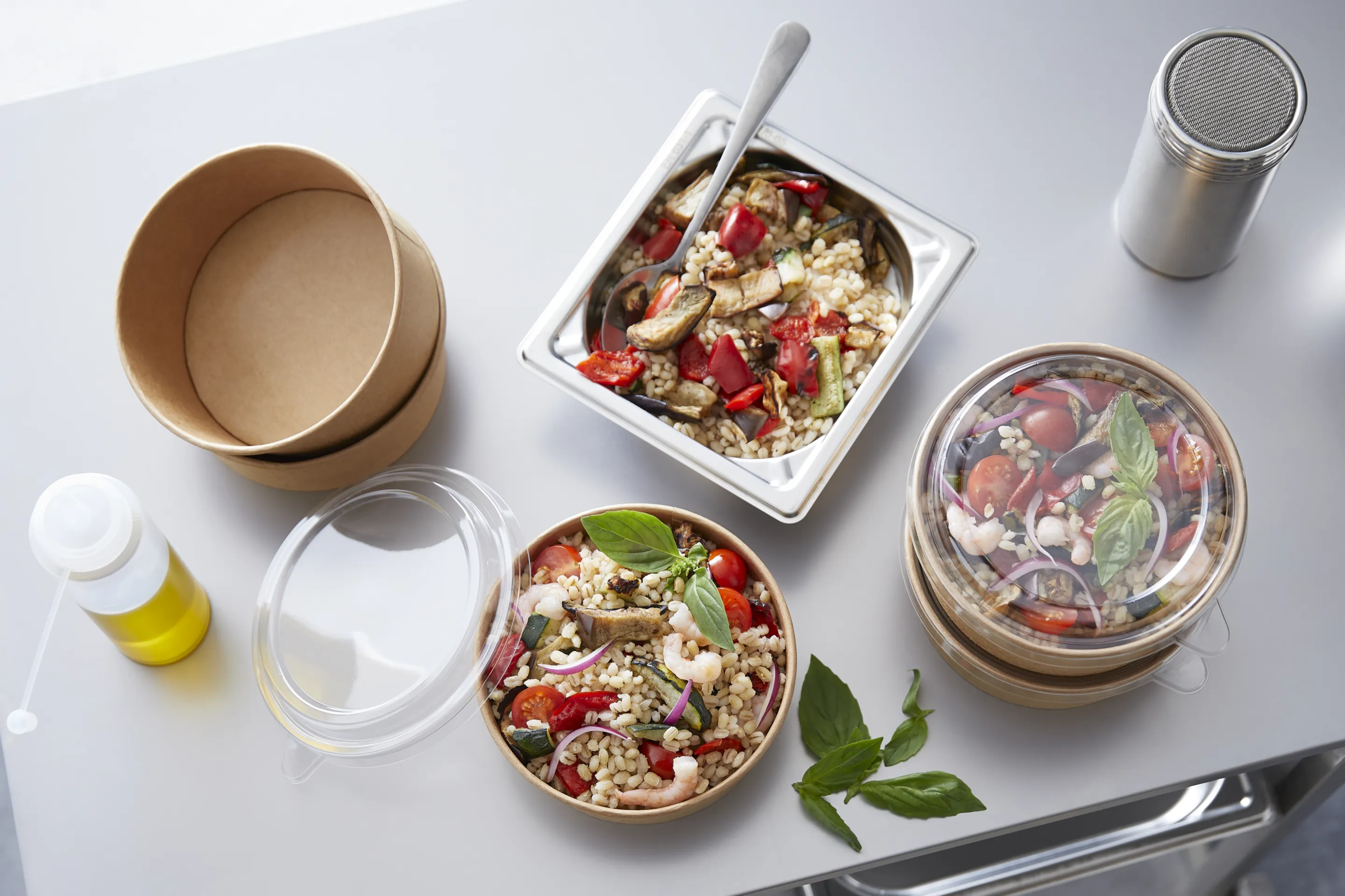 Salade d'orge perlé à emporter