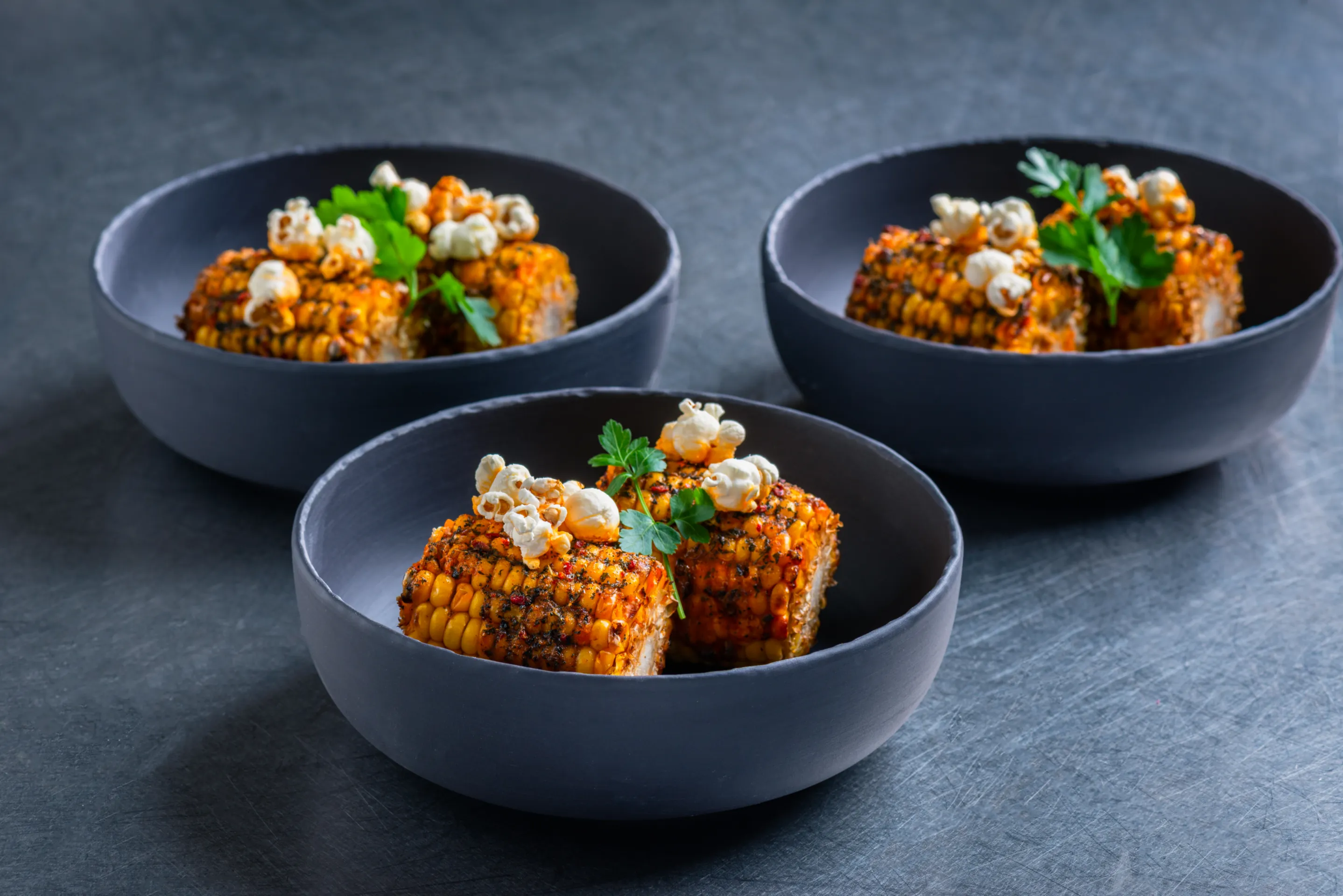 Gemarineerde grill maiskolf: smoked garlic