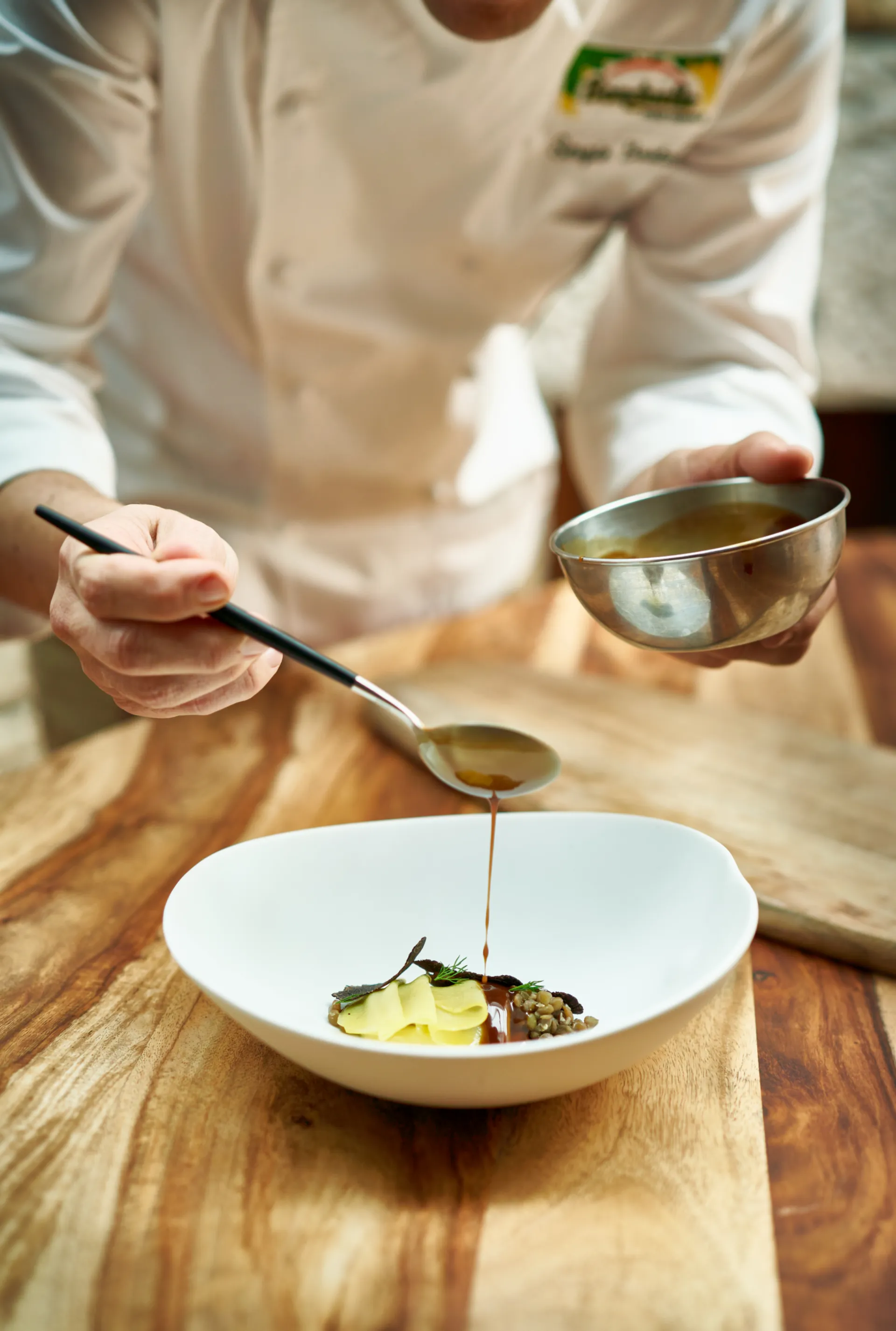 Lentejas en su jugo con patata 2 texturas