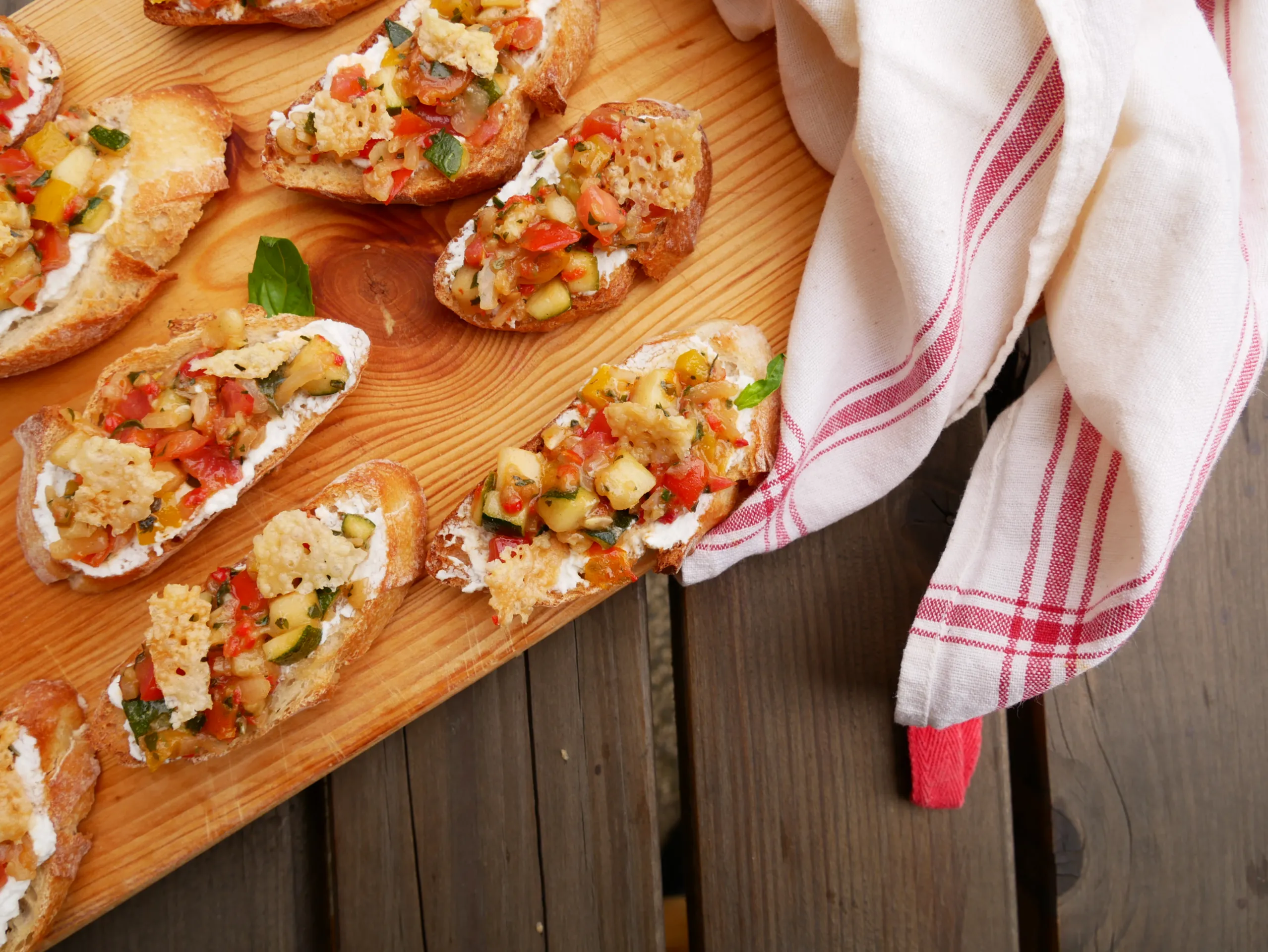 Mini bruschettas à la provençale