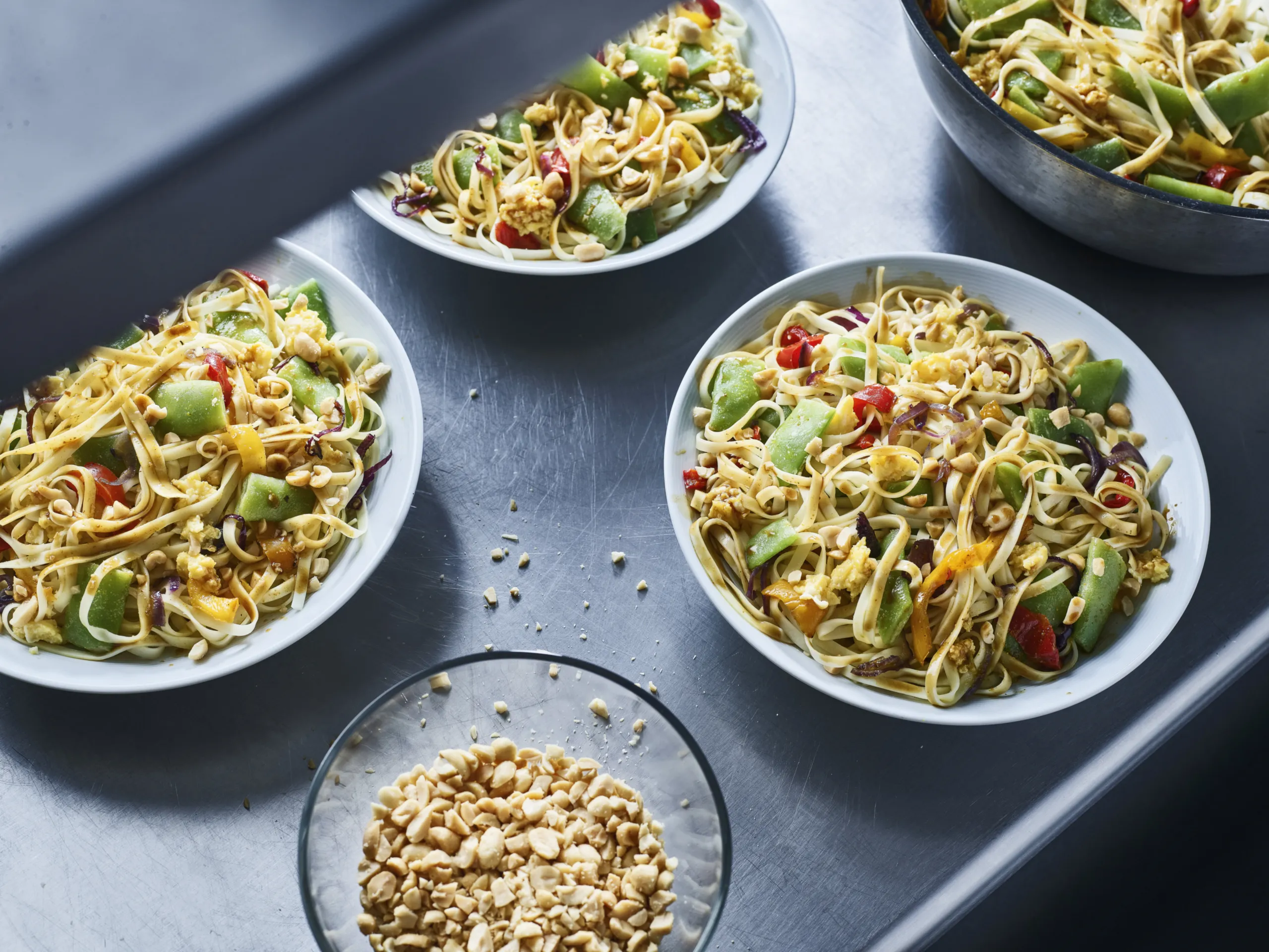 Nouilles sautées aux haricots plats façon Thaï