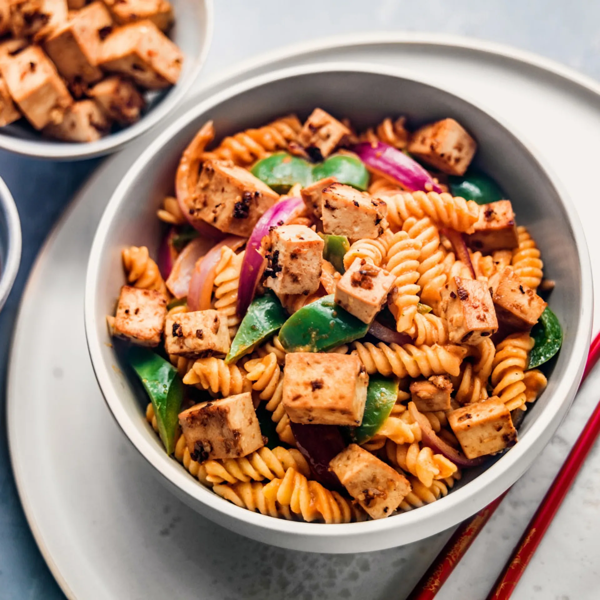 Krémové fusilli s tofu