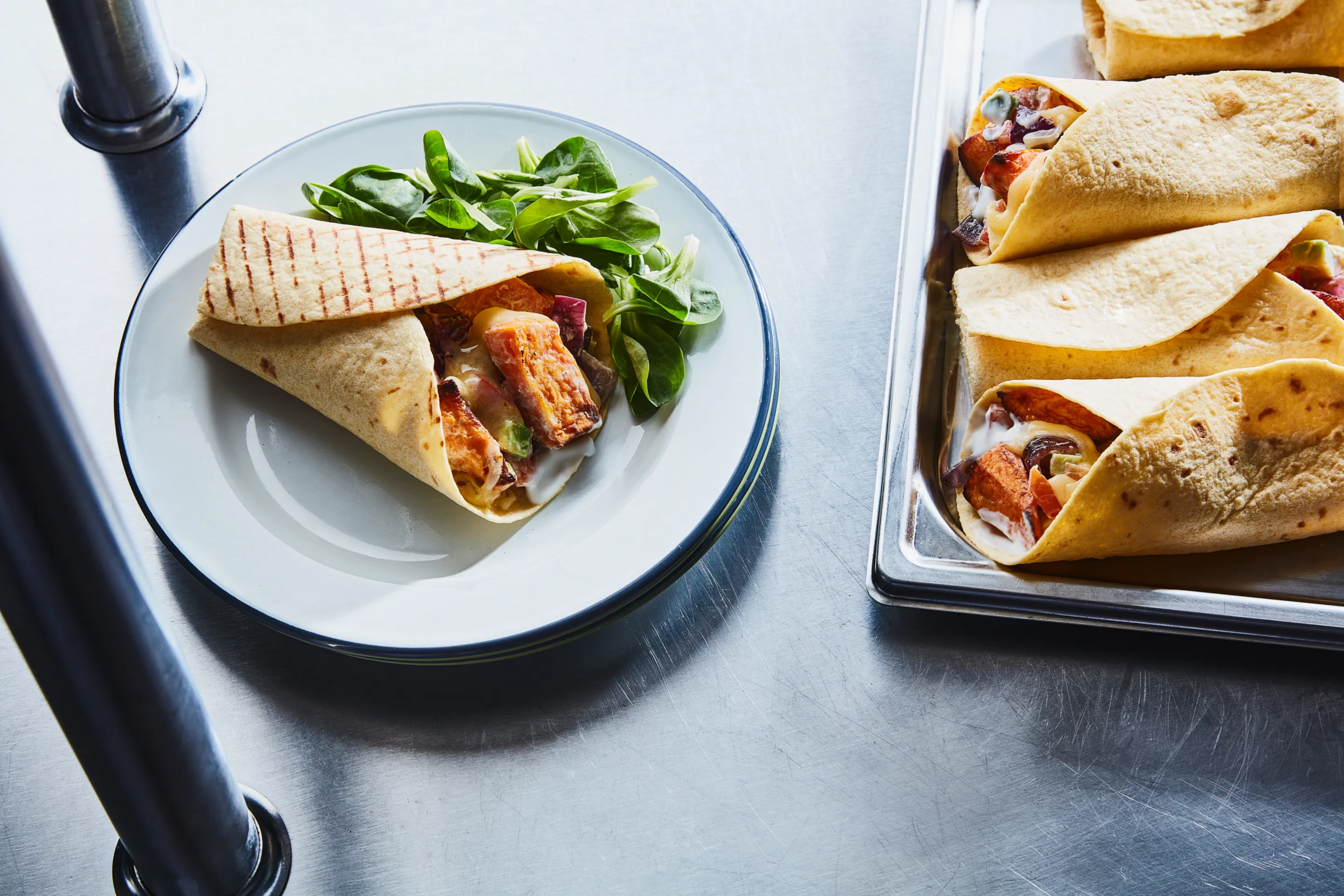 Tacos à la patate douce rôtie