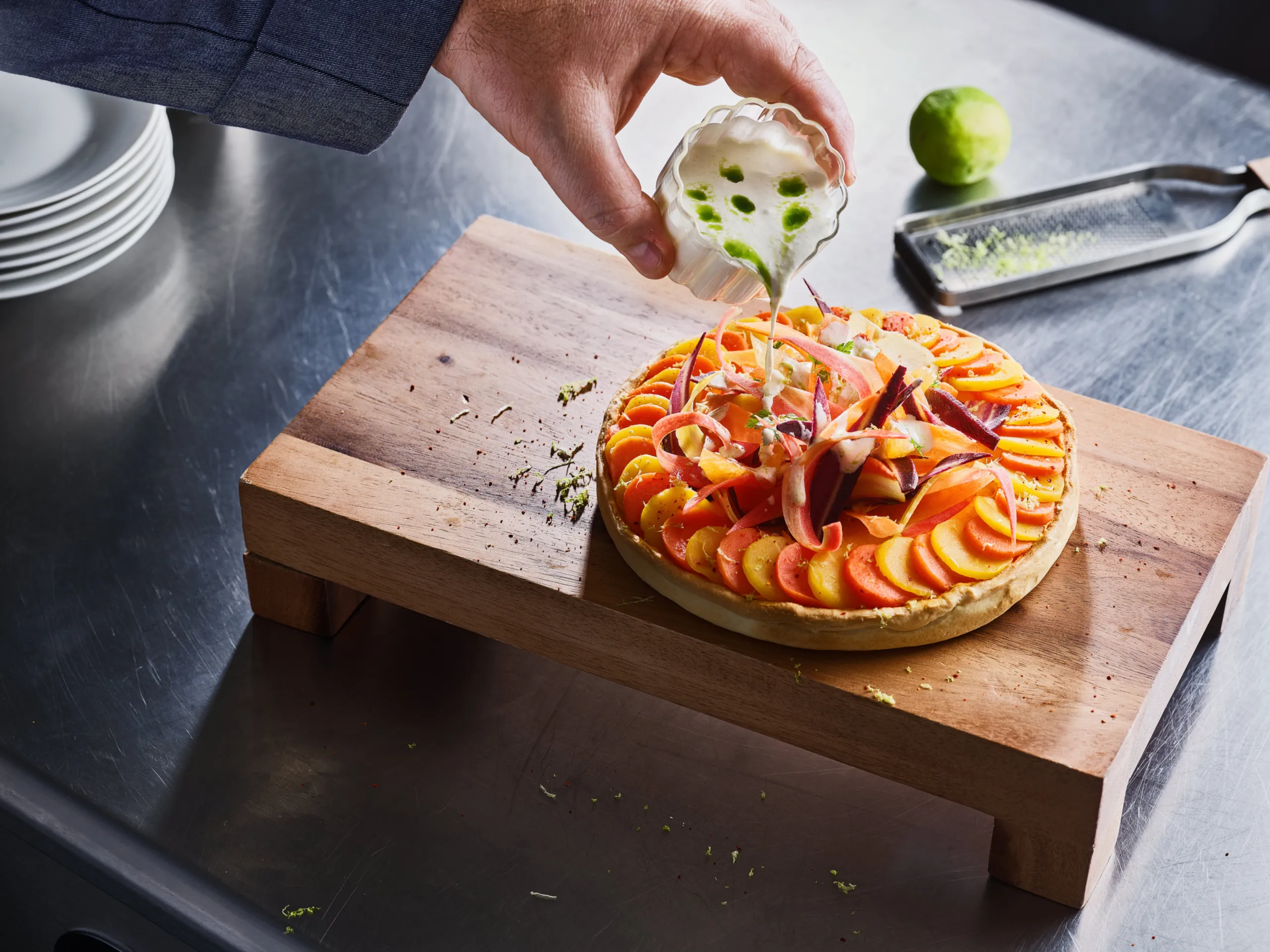 Tartelette tout en carotte