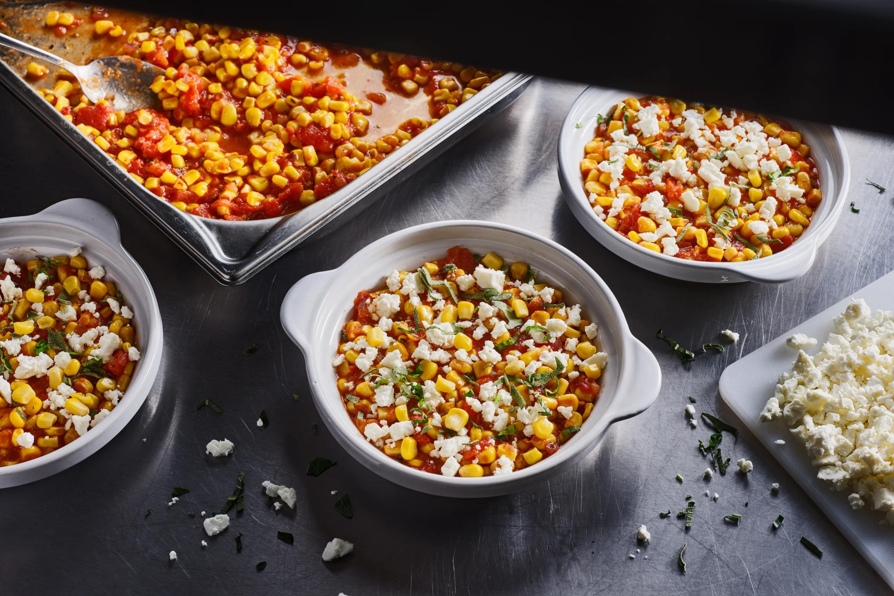 Salade de maïs à la grecque