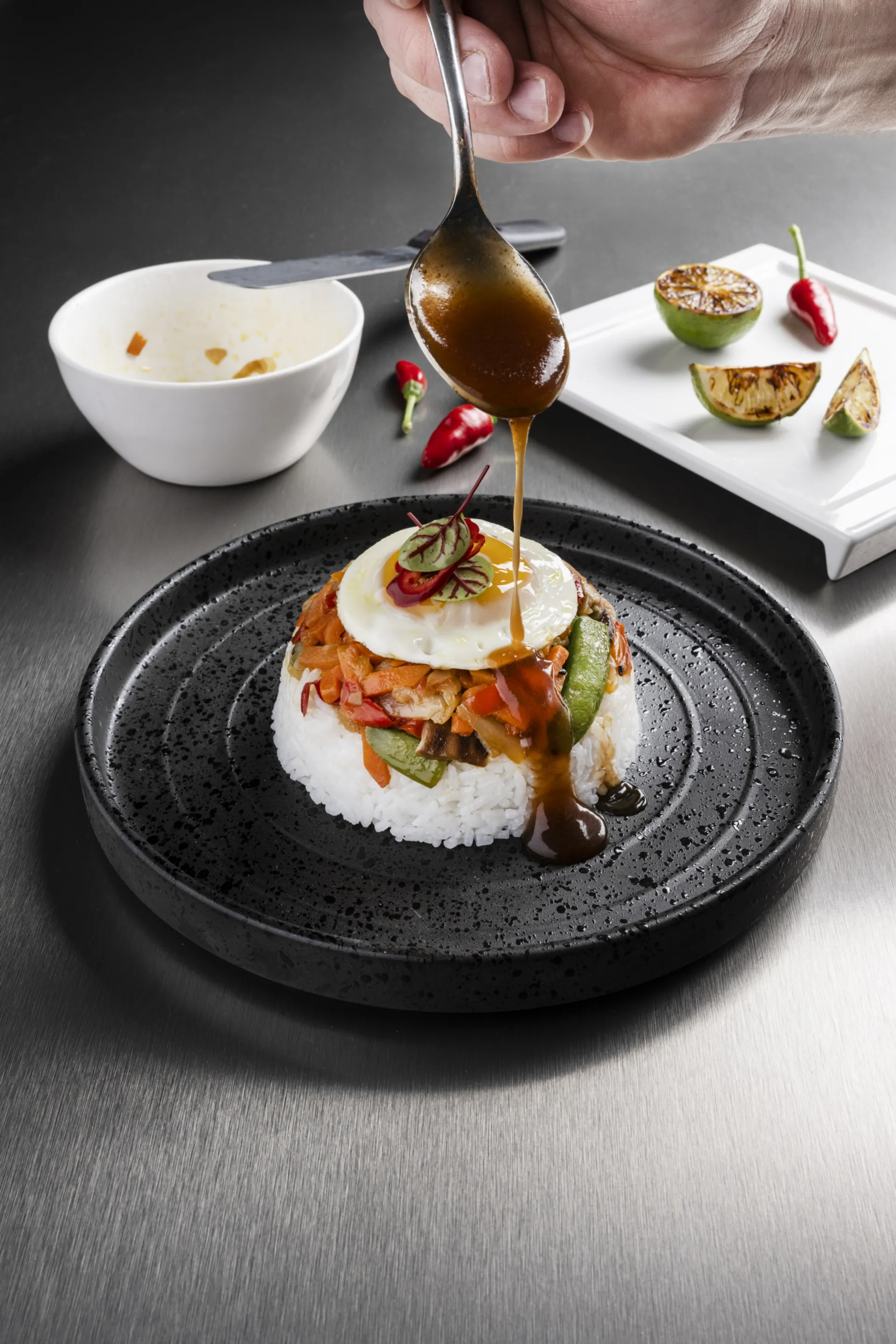 Bol Renversè con Contorno Wok China