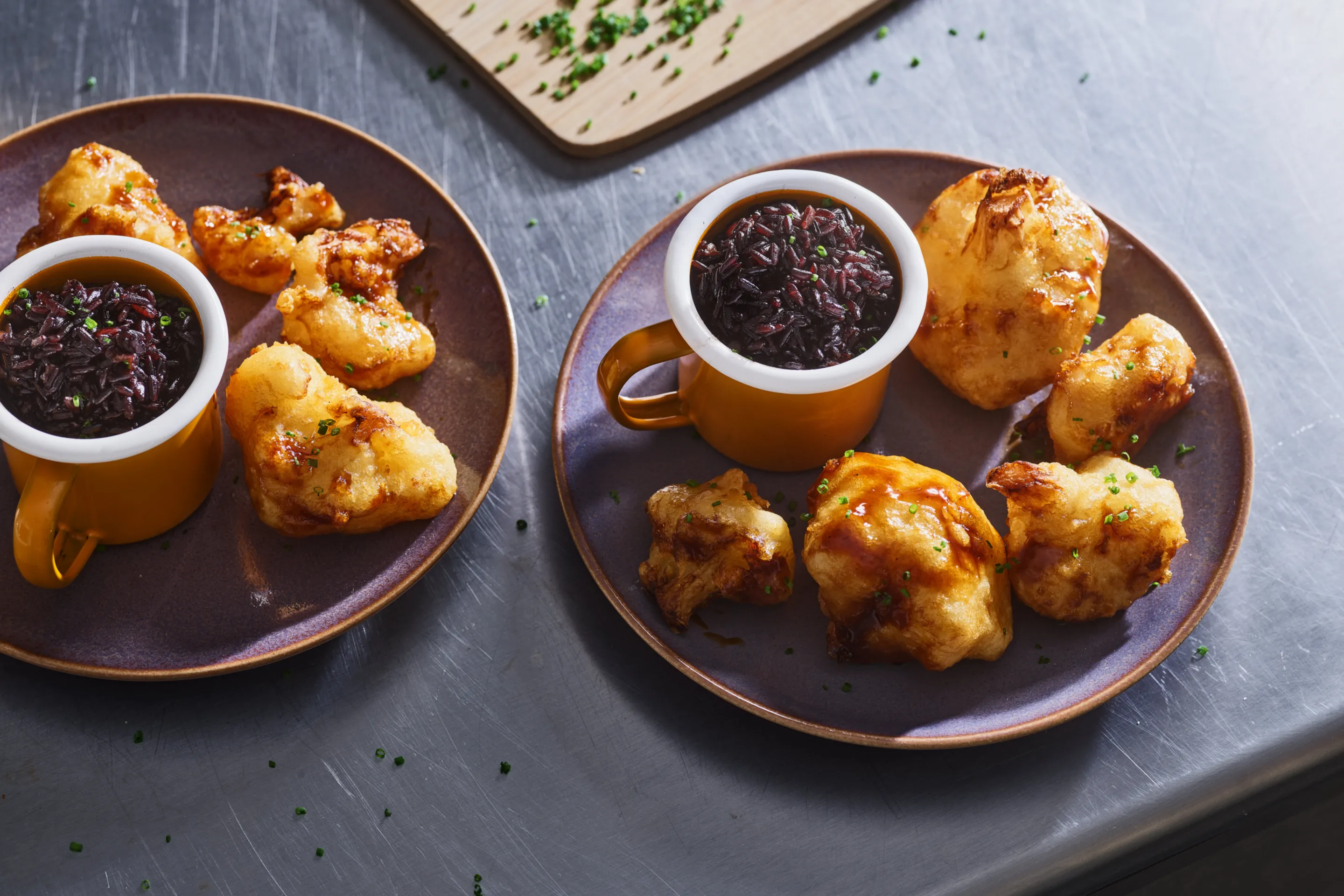 Beignets de choux-fleurs frits à la coréenne