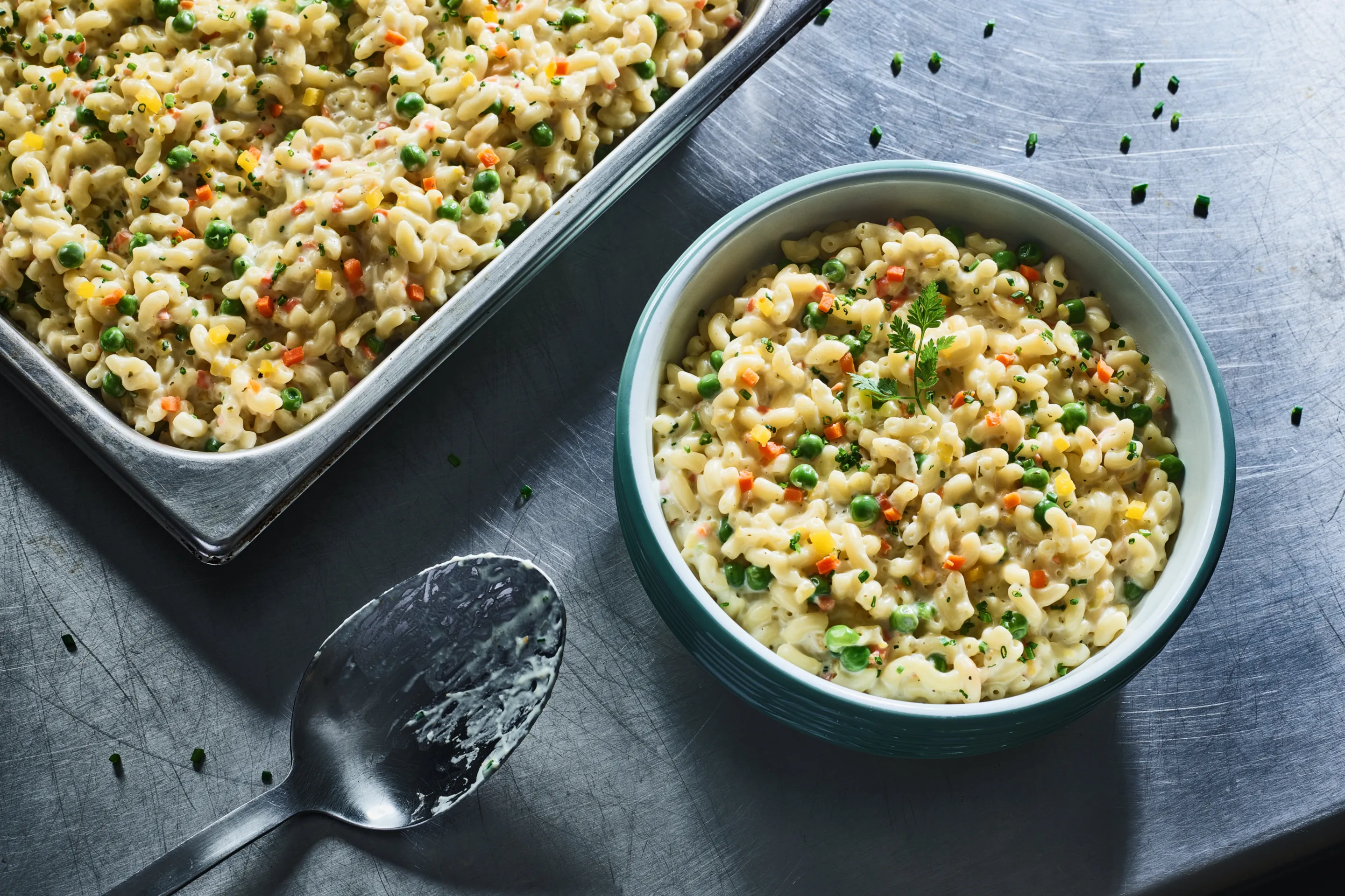 Coquill’otto aux pois maraîchers et brunoise de carottes