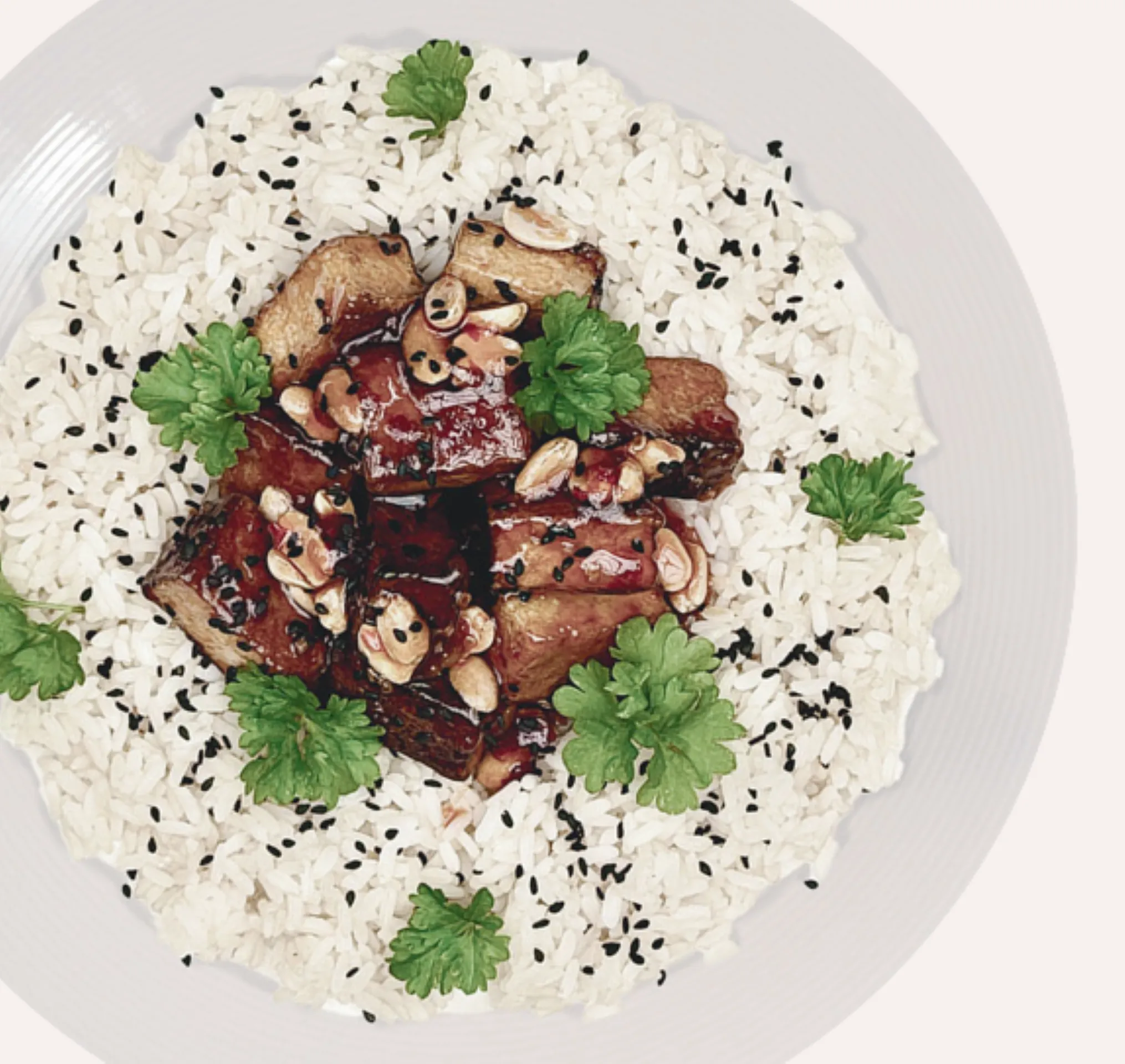 Sladkokyselé tofu v asijském stylu