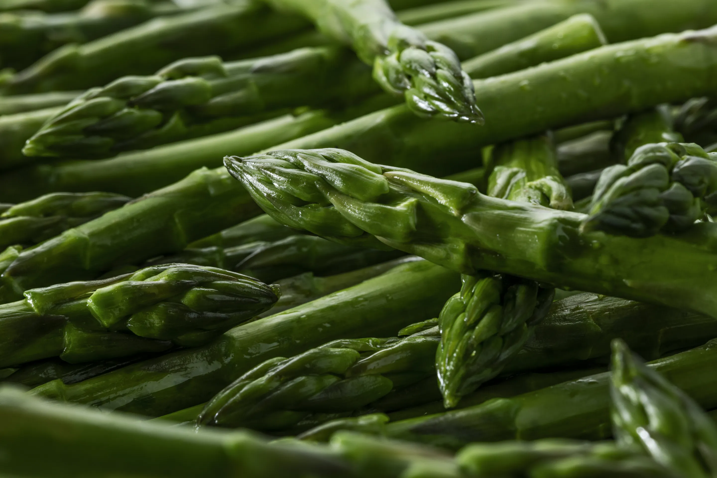 Asperges vertes entières