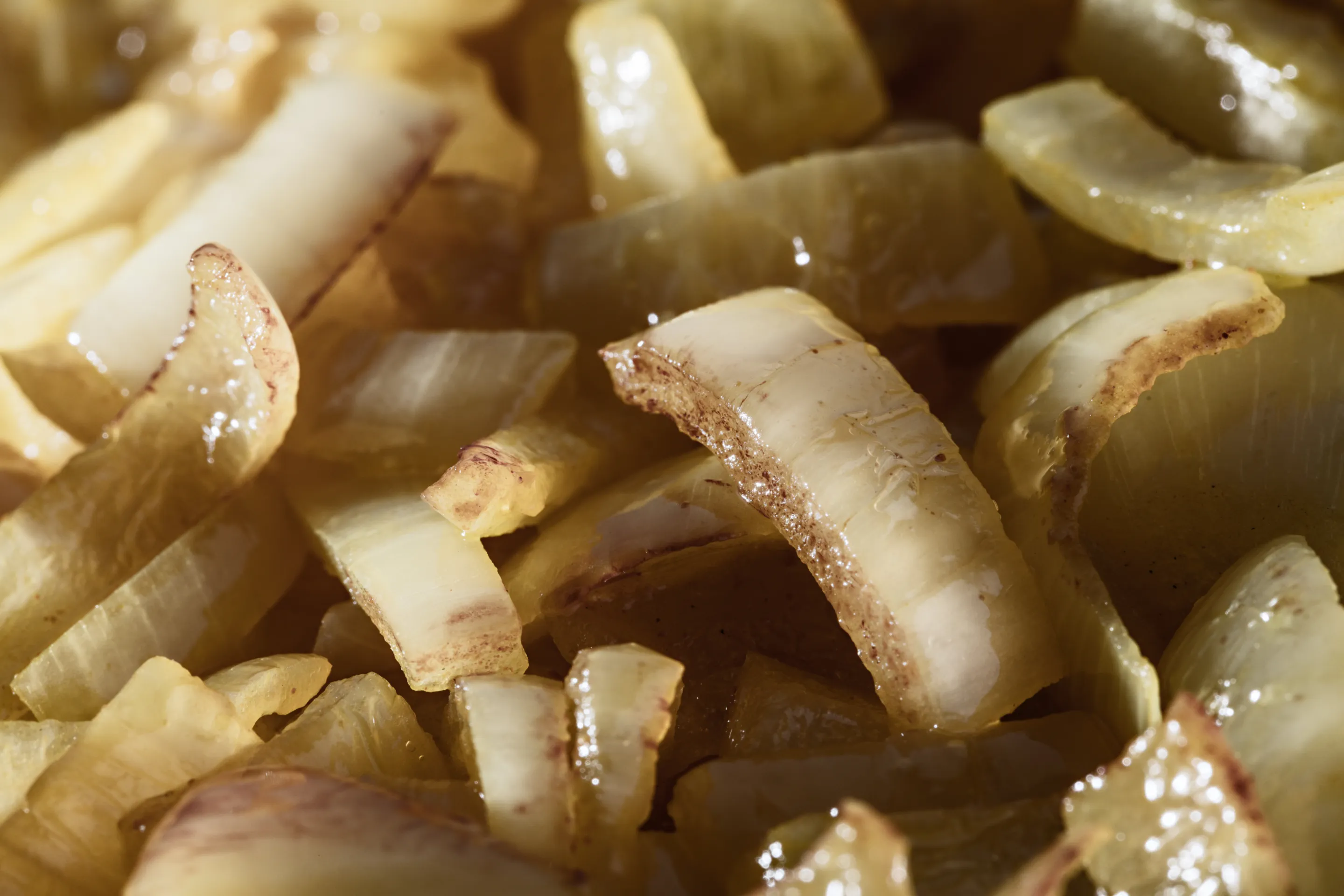 Oignons émincés dorés