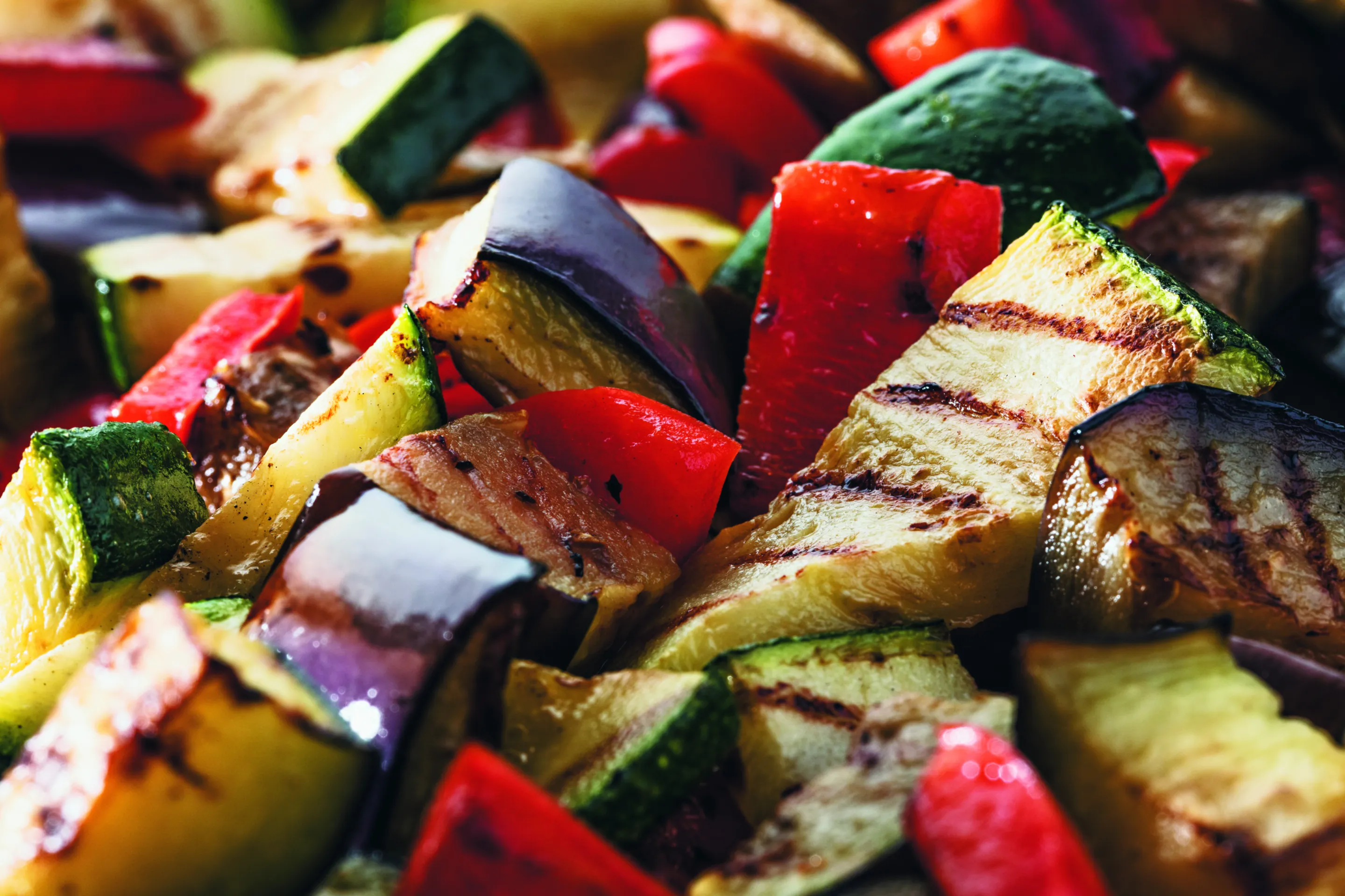 Trio de légumes grillés Service