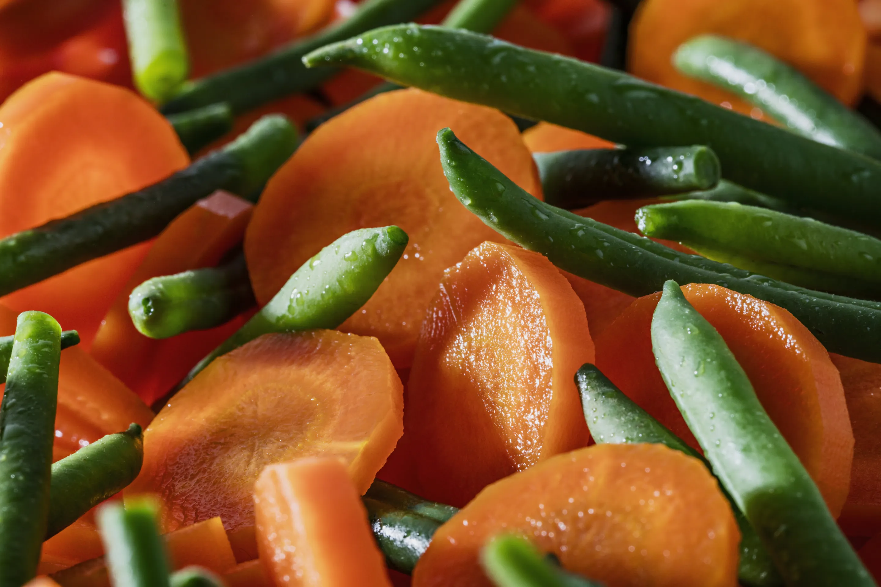 Les 3 Légumes Précuit Vapeur haricots verts, carottes et pois gourmands