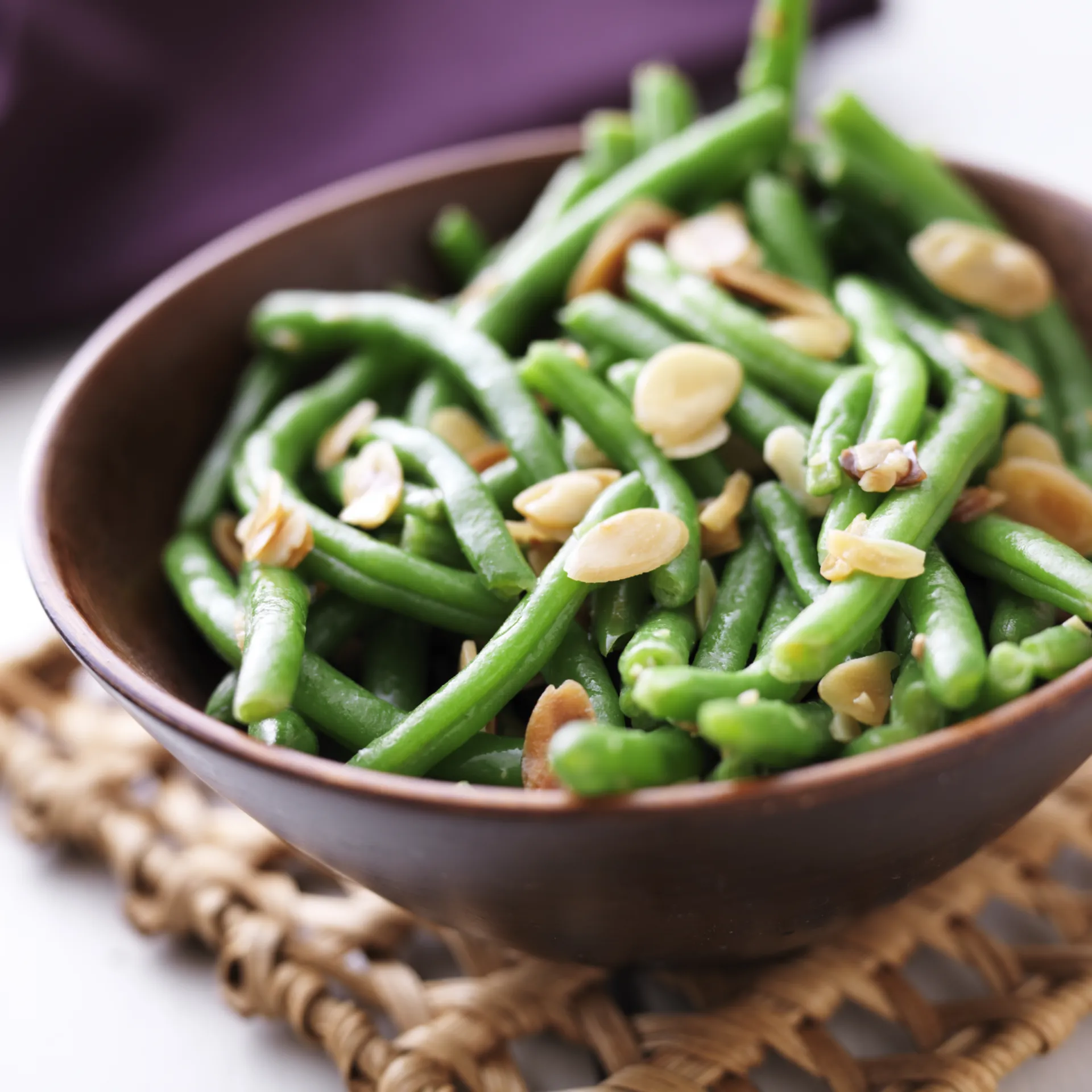 Haricots verts extra fins cuits à la vapeur