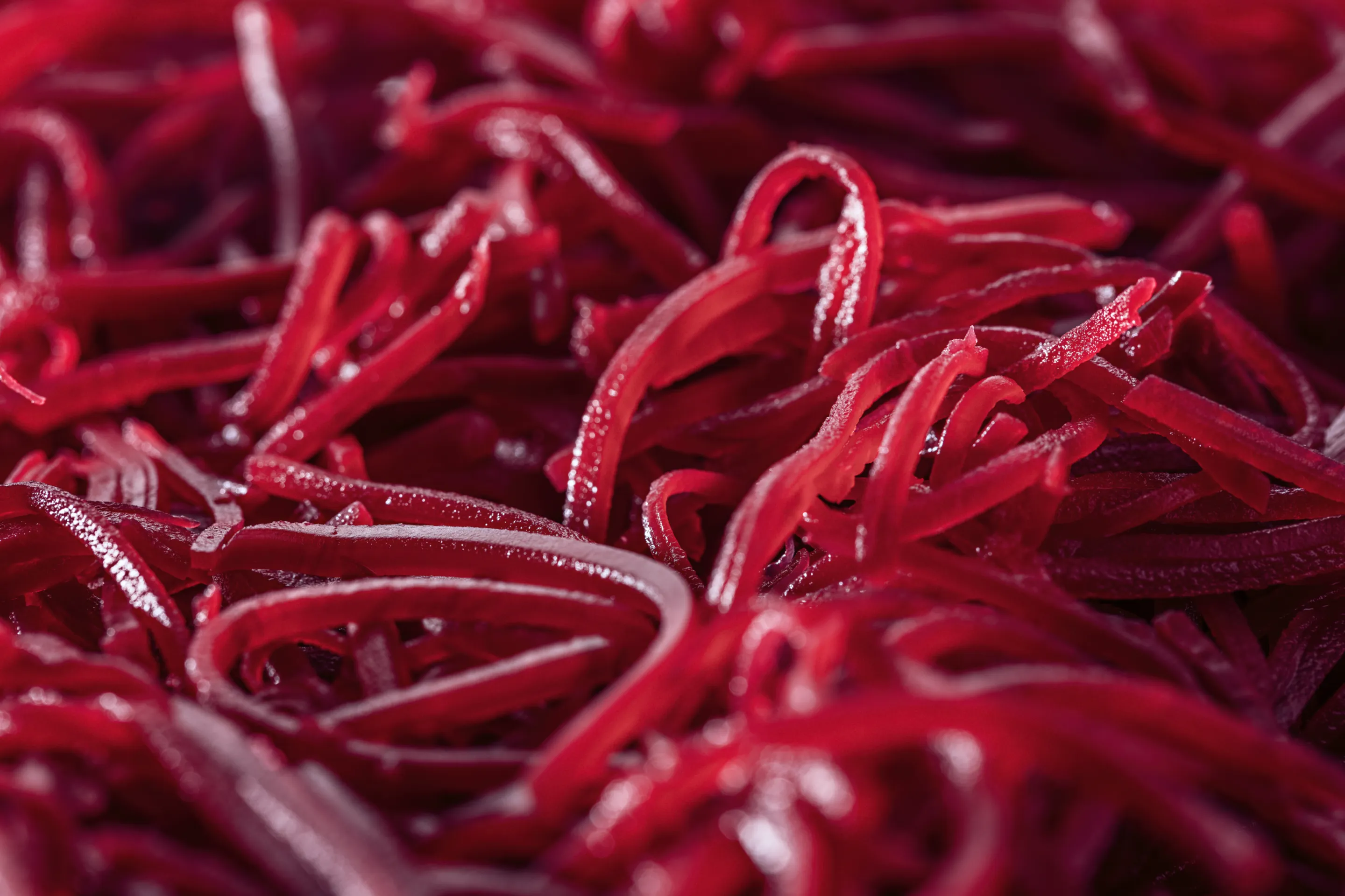 Betteraves rouges en lanières assaisonnées CE2 origine France