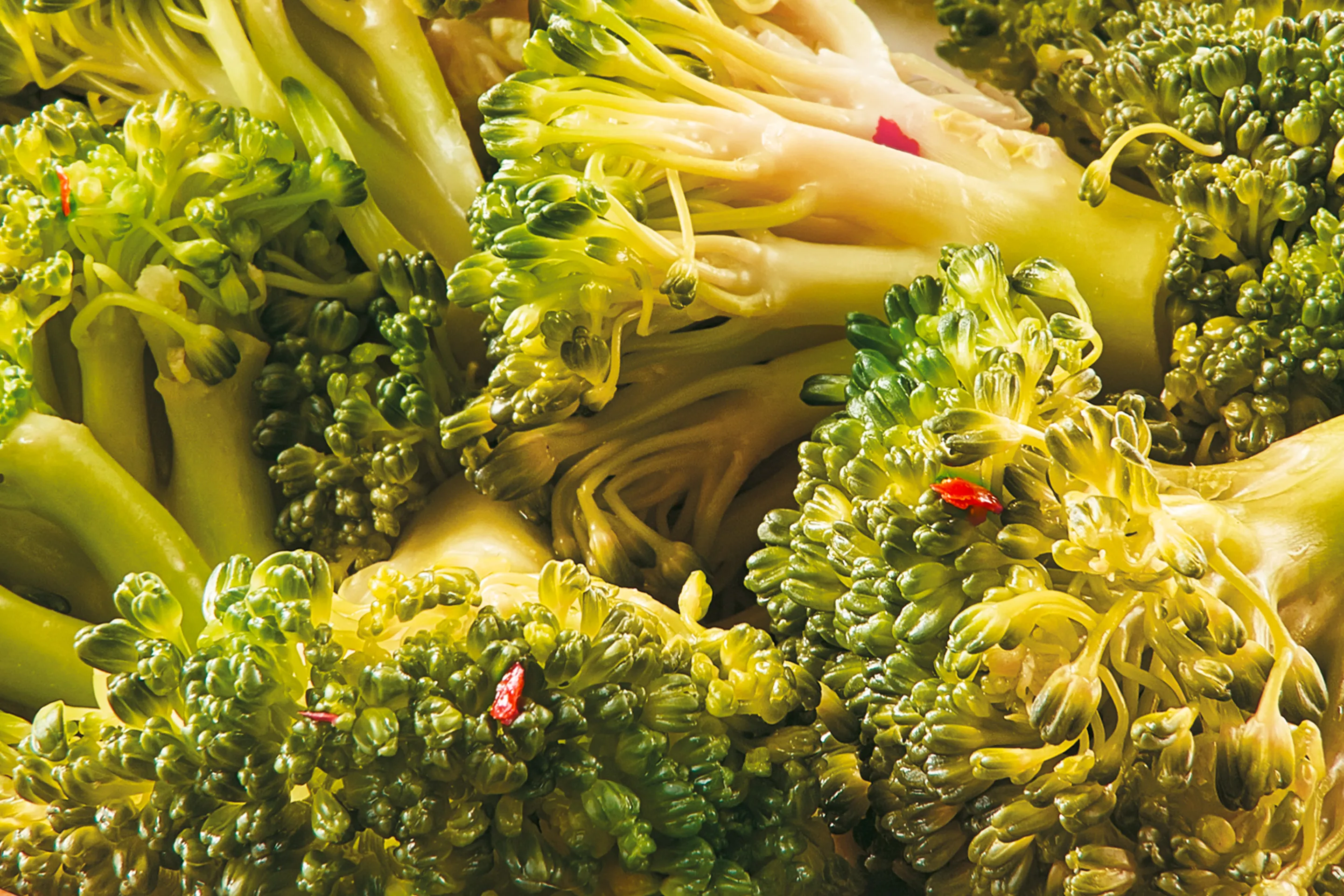 Broccoli leggermente piccanti