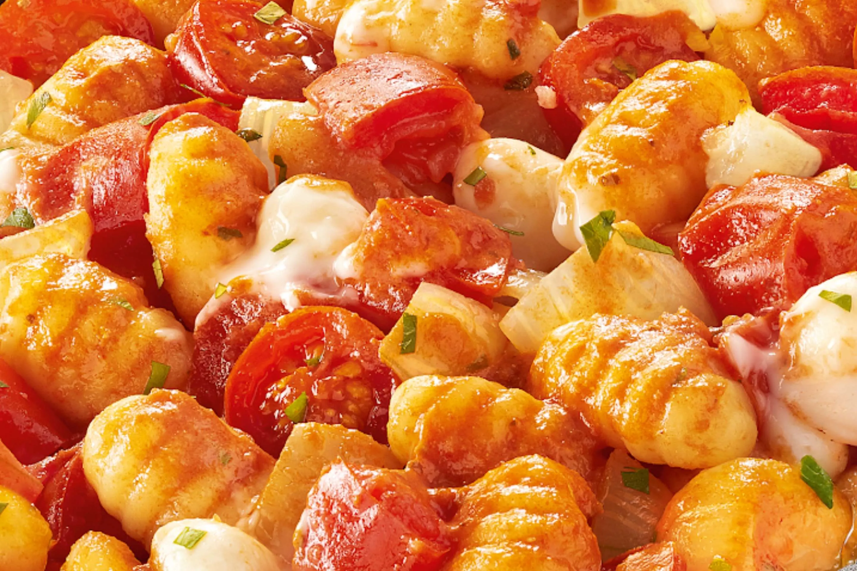 Pasta Poêlée Gnocchis, Tomates & Mozzarella