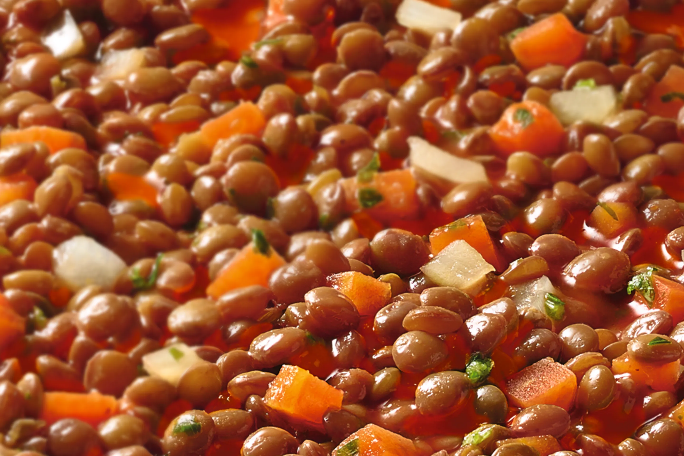 Lentilles façon bolognaise
