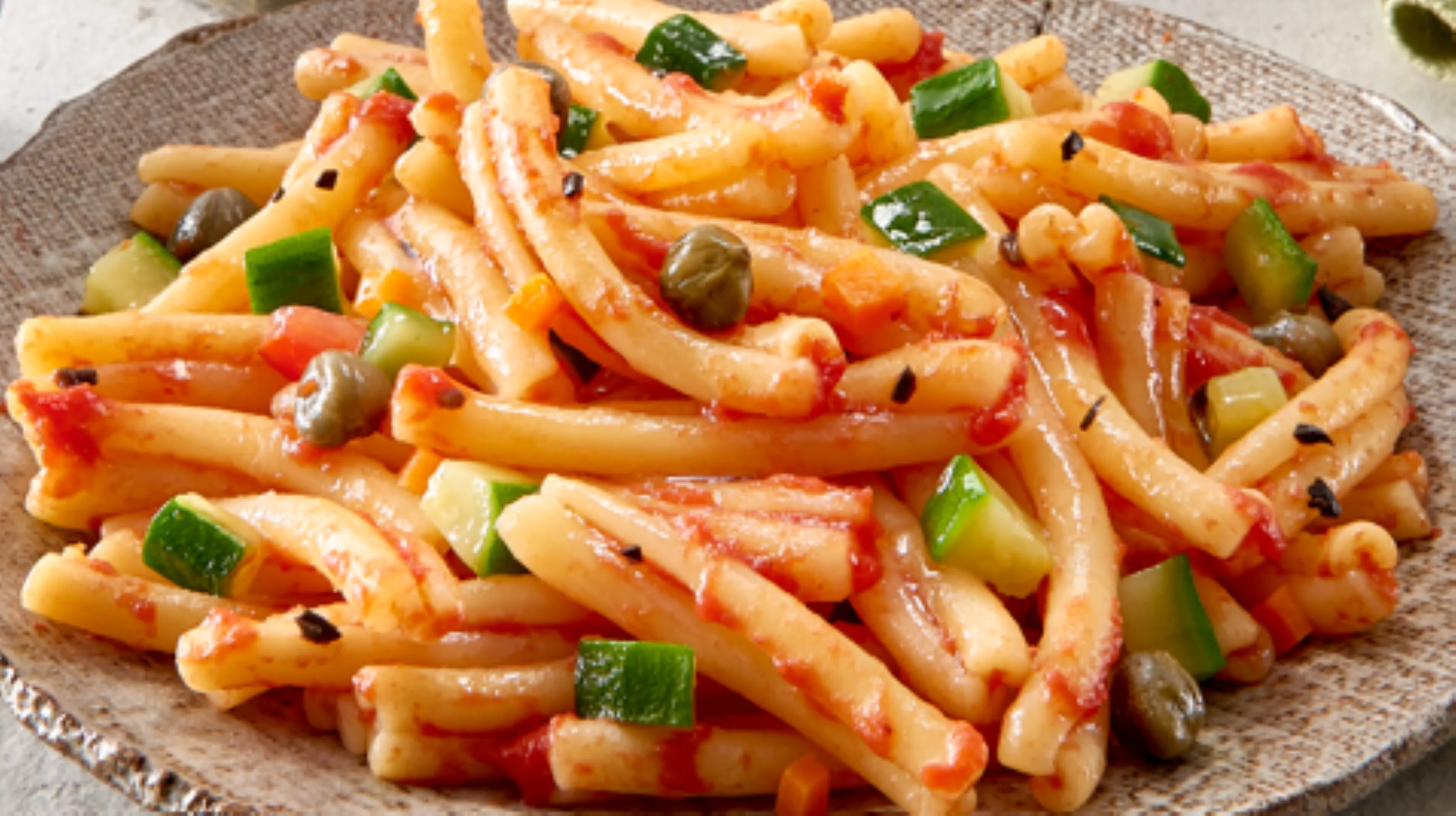 Caserecce Zucchine e Olive - Pastallegre