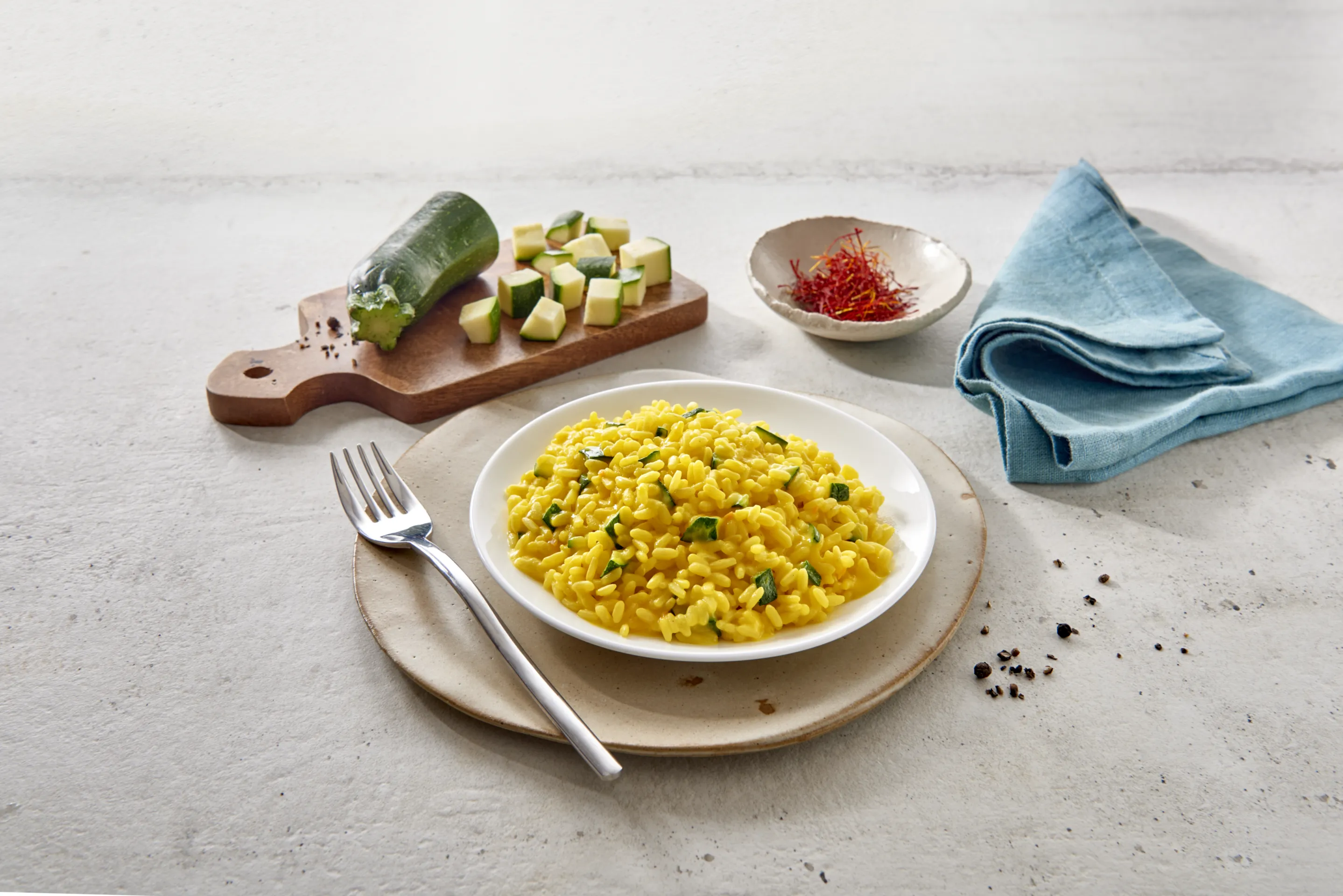 Risotto Zucchine e Zafferano - Risoallegre