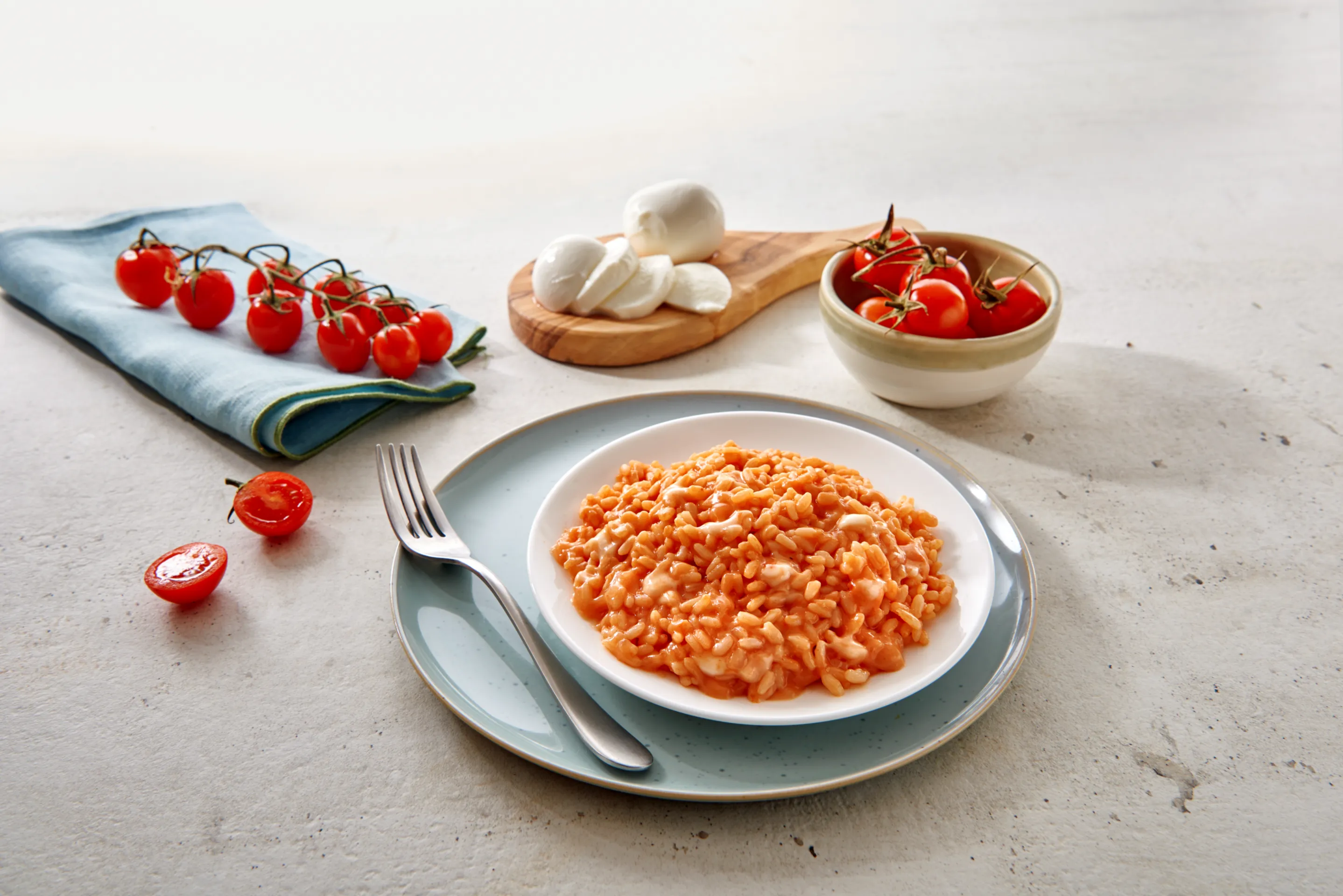 Risotto Pomodoro e Mozzarella - Risoallegre