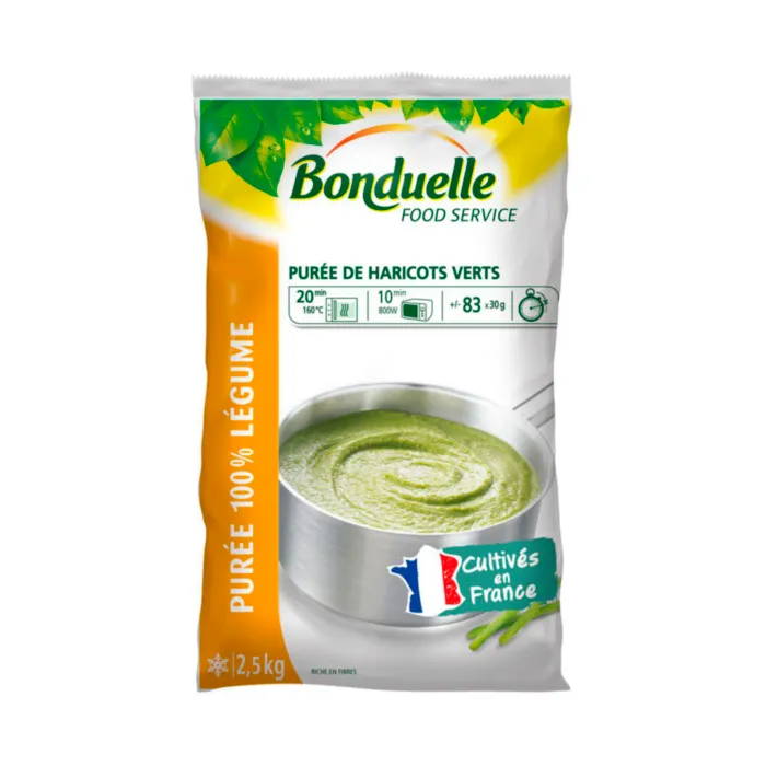Purée de haricots verts 100% légumes COMMERCE EQUITABLE FR