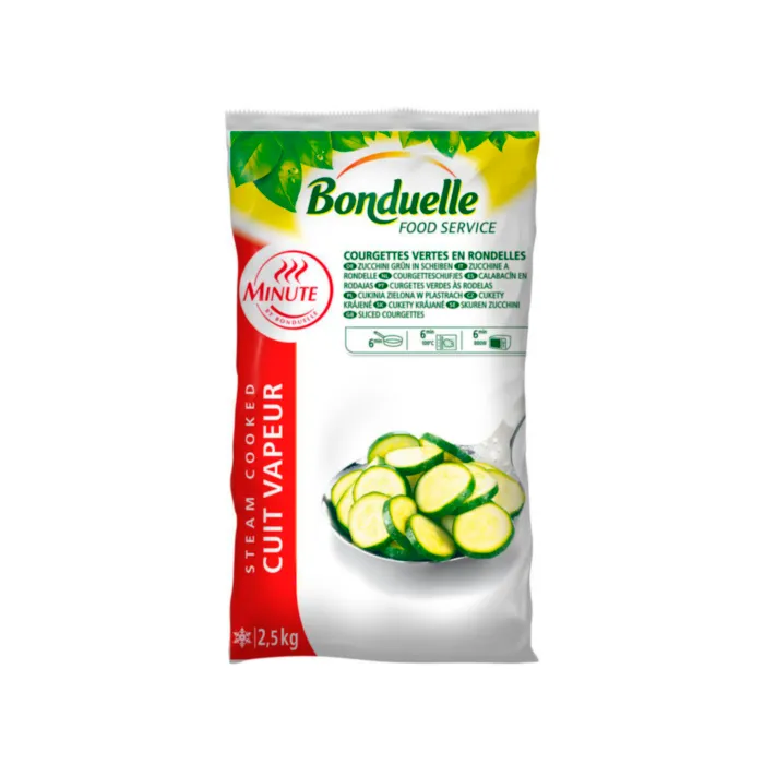 Courgettes vertes en rondelles Minute®