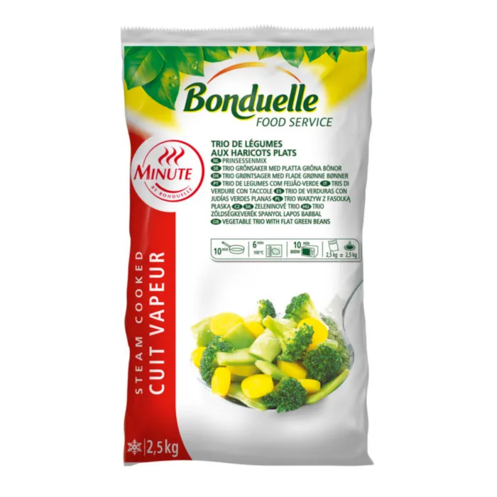 Trio de légumes aux haricots plats Minute® Trio de légumes aux haricots plats Minute®