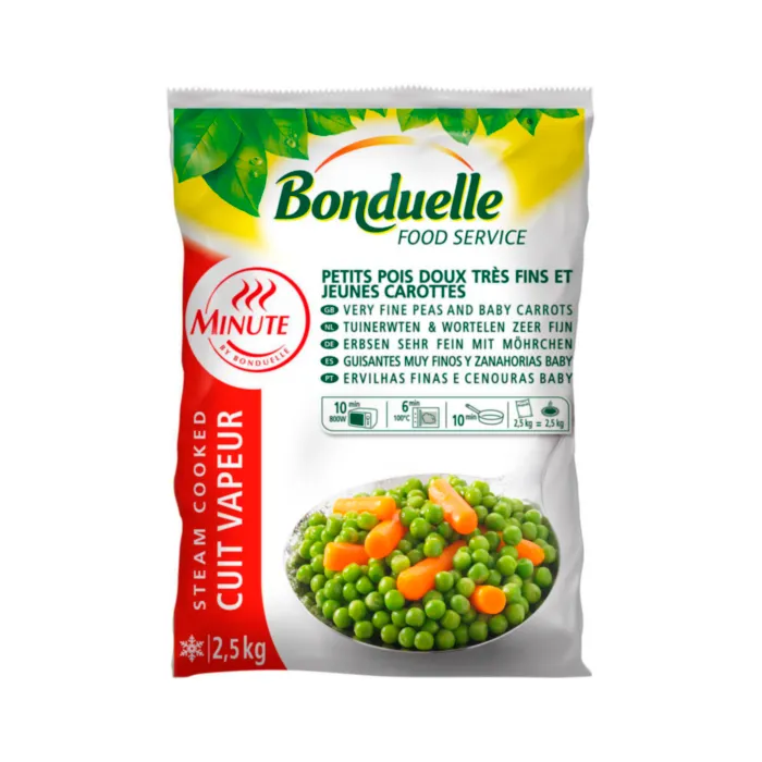 Erbsen sehr fein mit Möhrchen Minute ® Erbsen sehr fein mit Möhrchen Minute ®