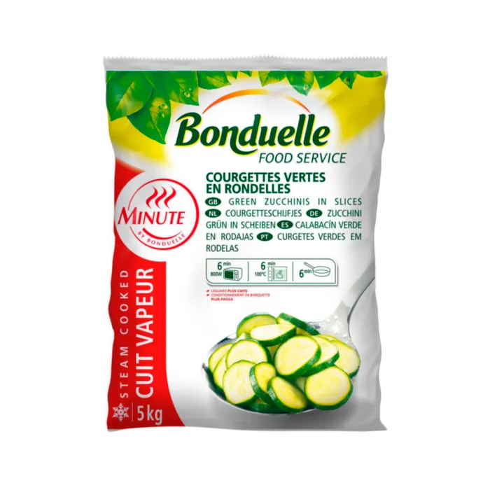 Courgettes vertes en rondelles Minute®
