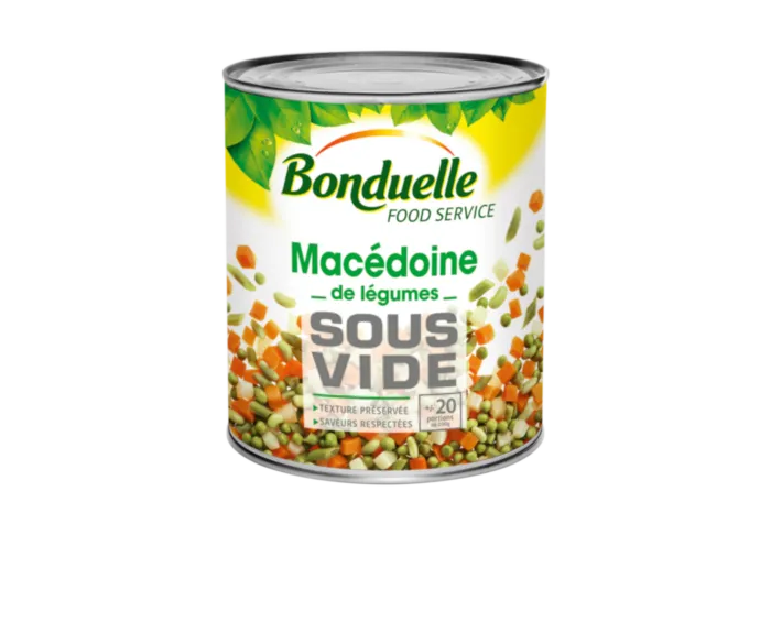 Macédoine de légumes sous-vide COMMERCE EQUITABLE