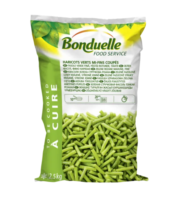 Fasole verde pastai rotunde, taiate Fasole verde pastai rotunde, taiate