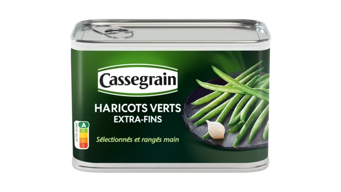 Haricots Verts extra-fins sélectionnés et rangés main