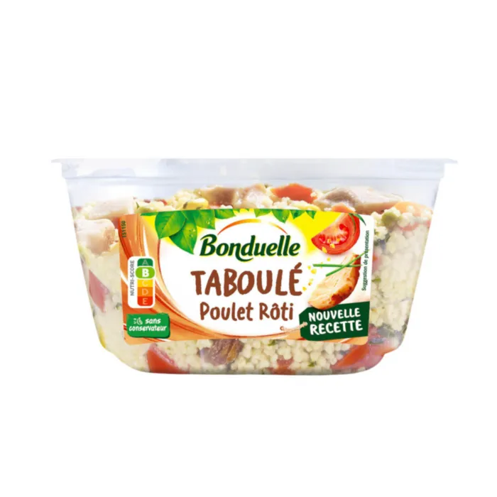 Taboulé au poulet rôti - portion individuelle