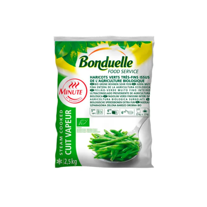 Haricots verts très fins BIO Minute® origine France