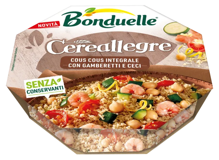 Cous Cous con Gamberetti e Ceci - Cereallegre