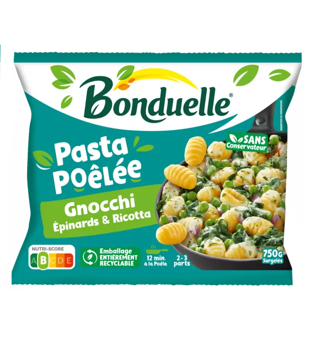 Pasta Poêlée Gnocchis, Epinards & Ricotta